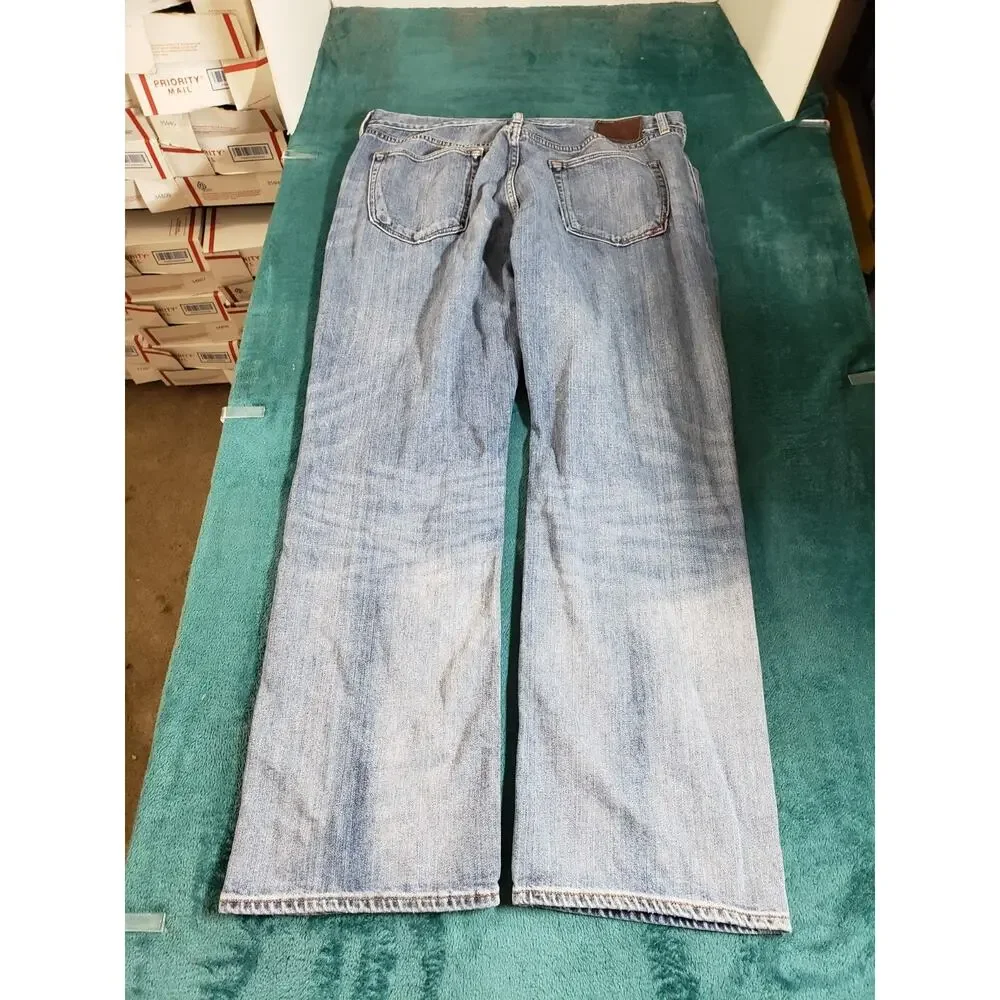 Banana Republic Jeans Size 36x30 Mens Blue Pants Stretch Denim Straight